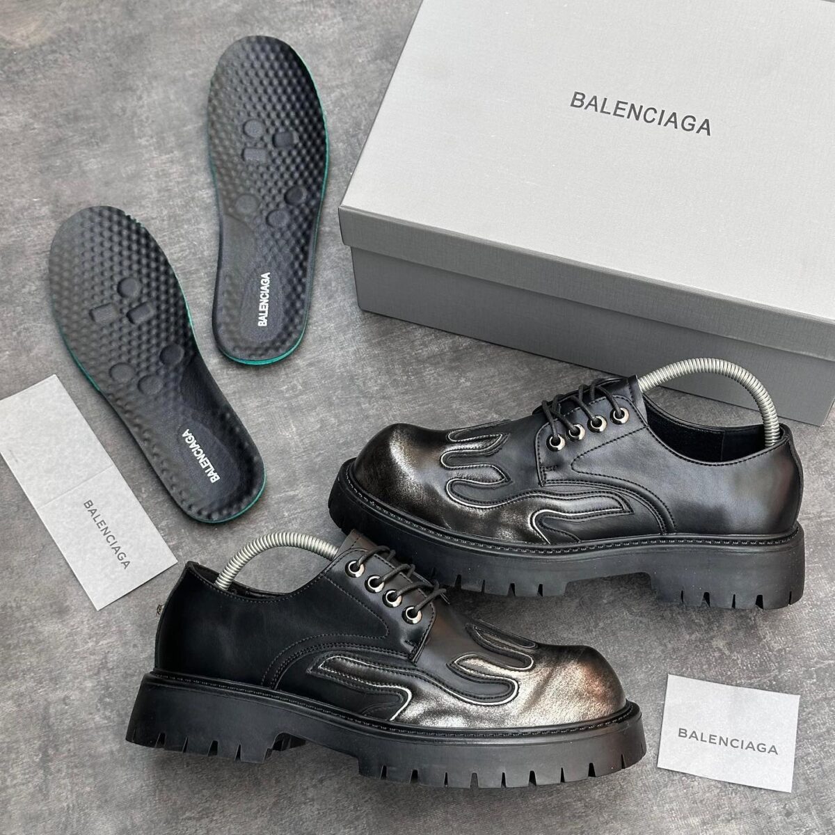 Step into luxury with the Balenciaga Masterpiece Loafers — a sleek blend of modern design and timeless elegance, crafted for bold, sophisticated style.