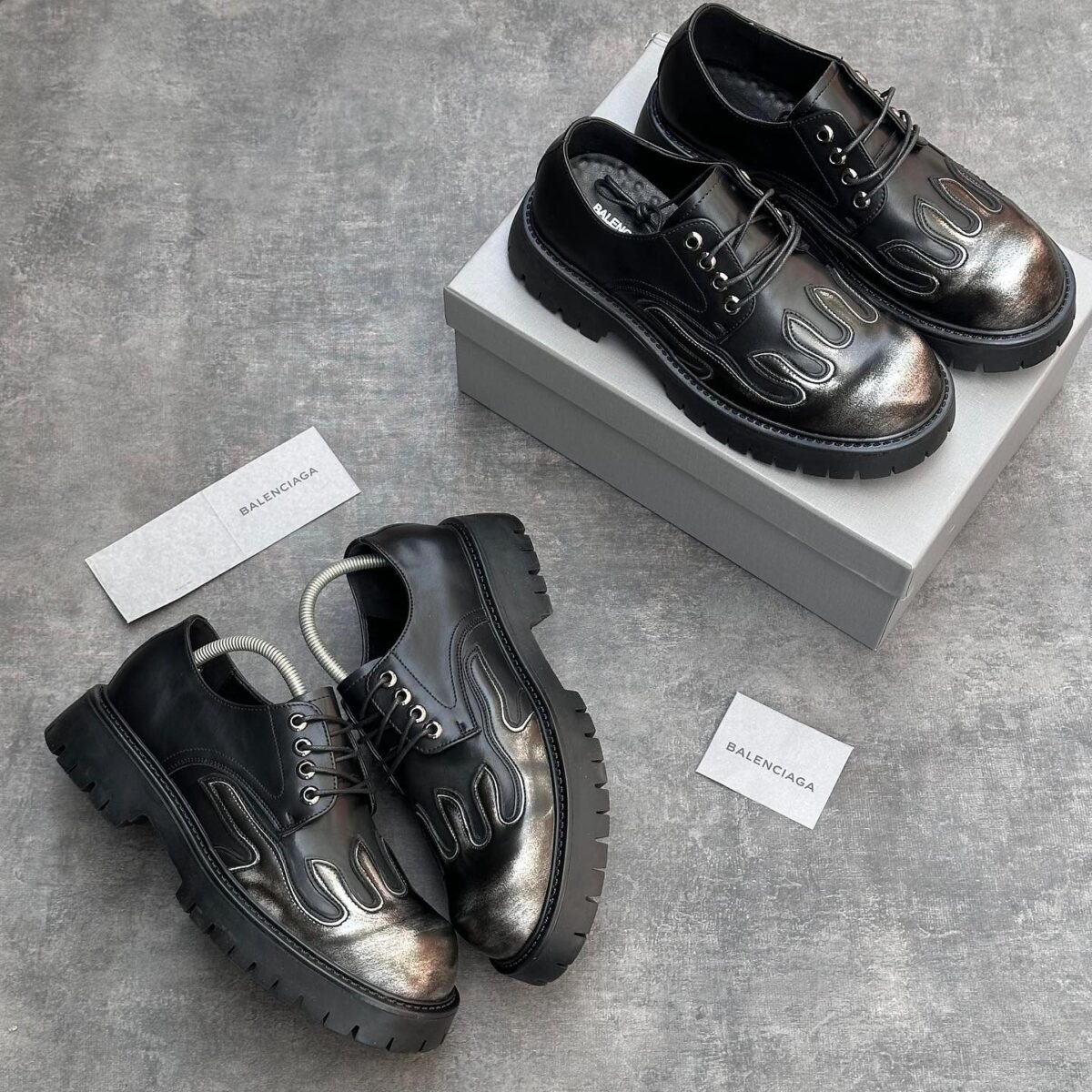 Step into luxury with the Balenciaga Masterpiece Loafers — a sleek blend of modern design and timeless elegance, crafted for bold, sophisticated style.