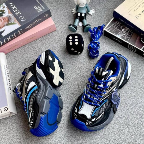 Balenciaga Cargo Sneaker (Black, Blue, and White)